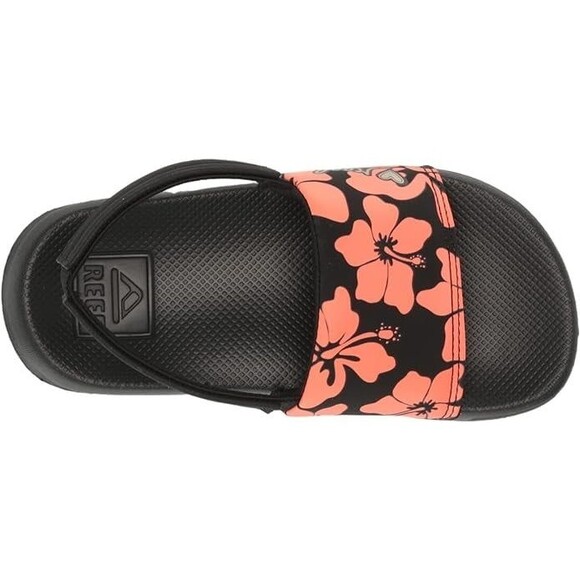 Reef Unisex-Child Little One Slide Sandal - Hibiscus Coral - Size 8 - Picture 4 of 5
